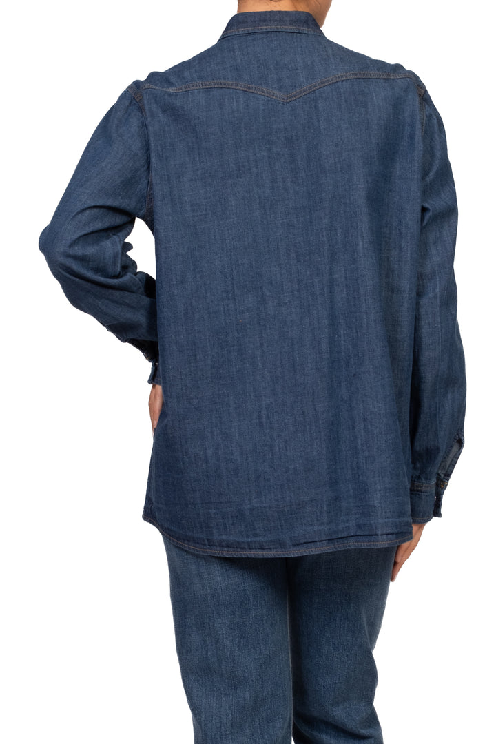 Vicolo - Camicia in denim con taschini Art. DAC5284