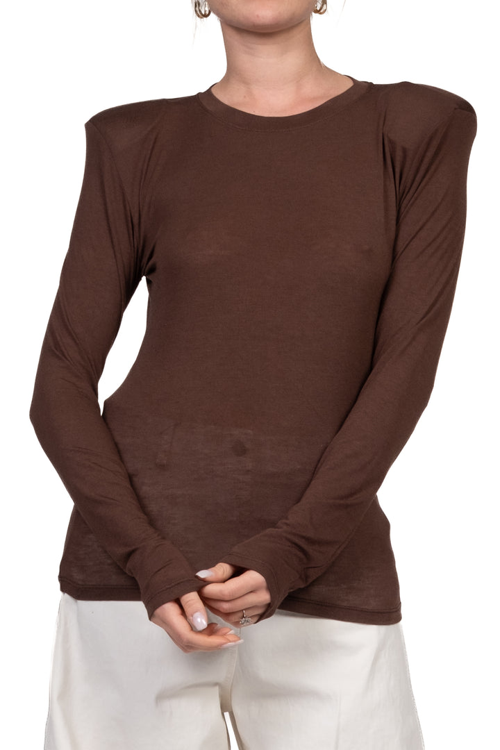 Have One - T-shirt con spalline misto lana  Art. MSH-R268