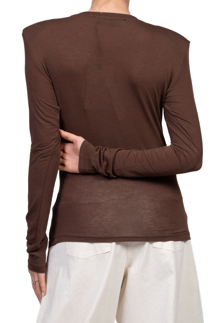 Have One - T-shirt con spalline misto lana  Art. MSH-R268