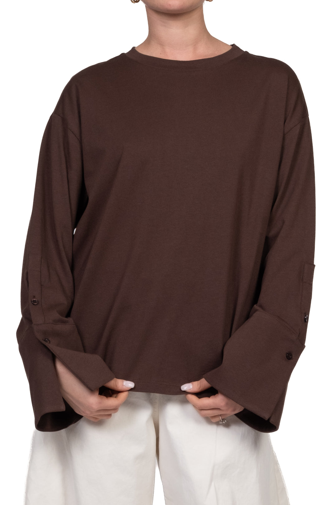 Tensione In - T-Shirt girocollo con polsino Art. FW260165