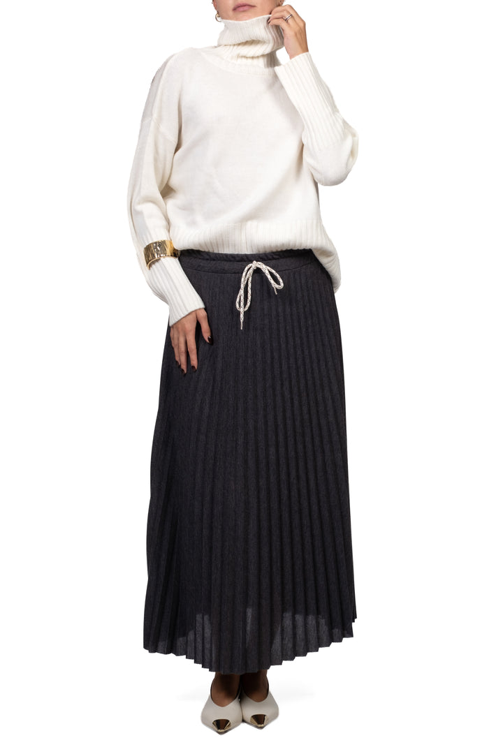 Tensione In - Gonna plissettata con coulisse Art. N10262AT