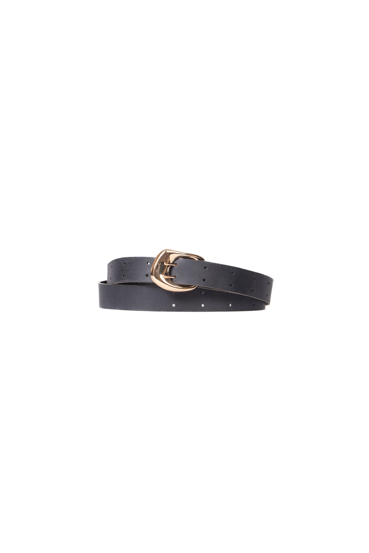 Vicolo - Cintura in pelle placca oro Art. AAB0071