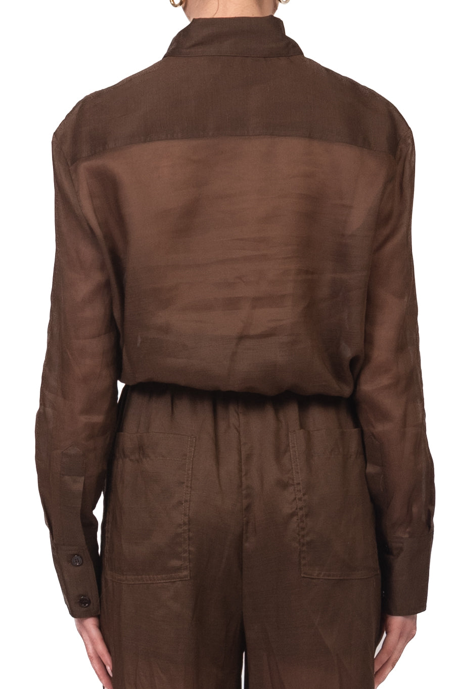 Vicolo - Camicia velata con taschini Art. TAB1829
