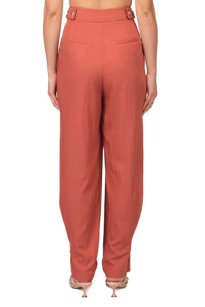 Dixie - Pantalone carrot con pinces Art. PDP91PV