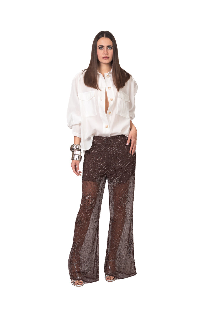 Have One - Pantalone velato con perline Art. PSS-Q347