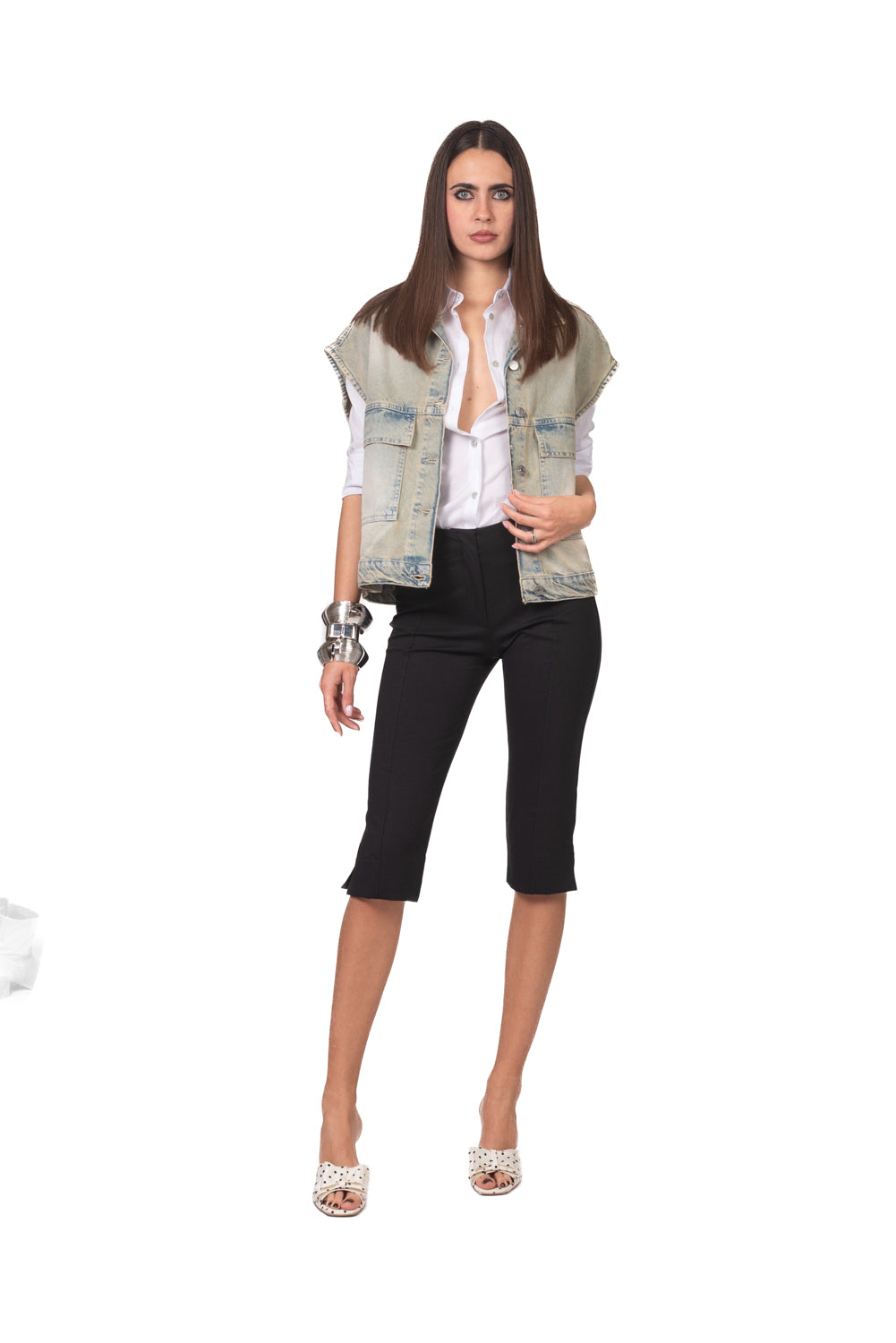 Tensione In - Pantalone capri punto Milano Art. 39089