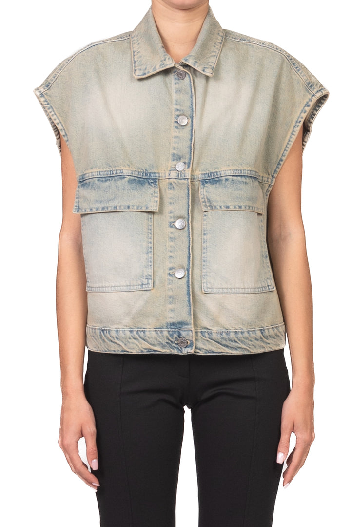 Have One - Gilet over in denim Art. KLS-Q005