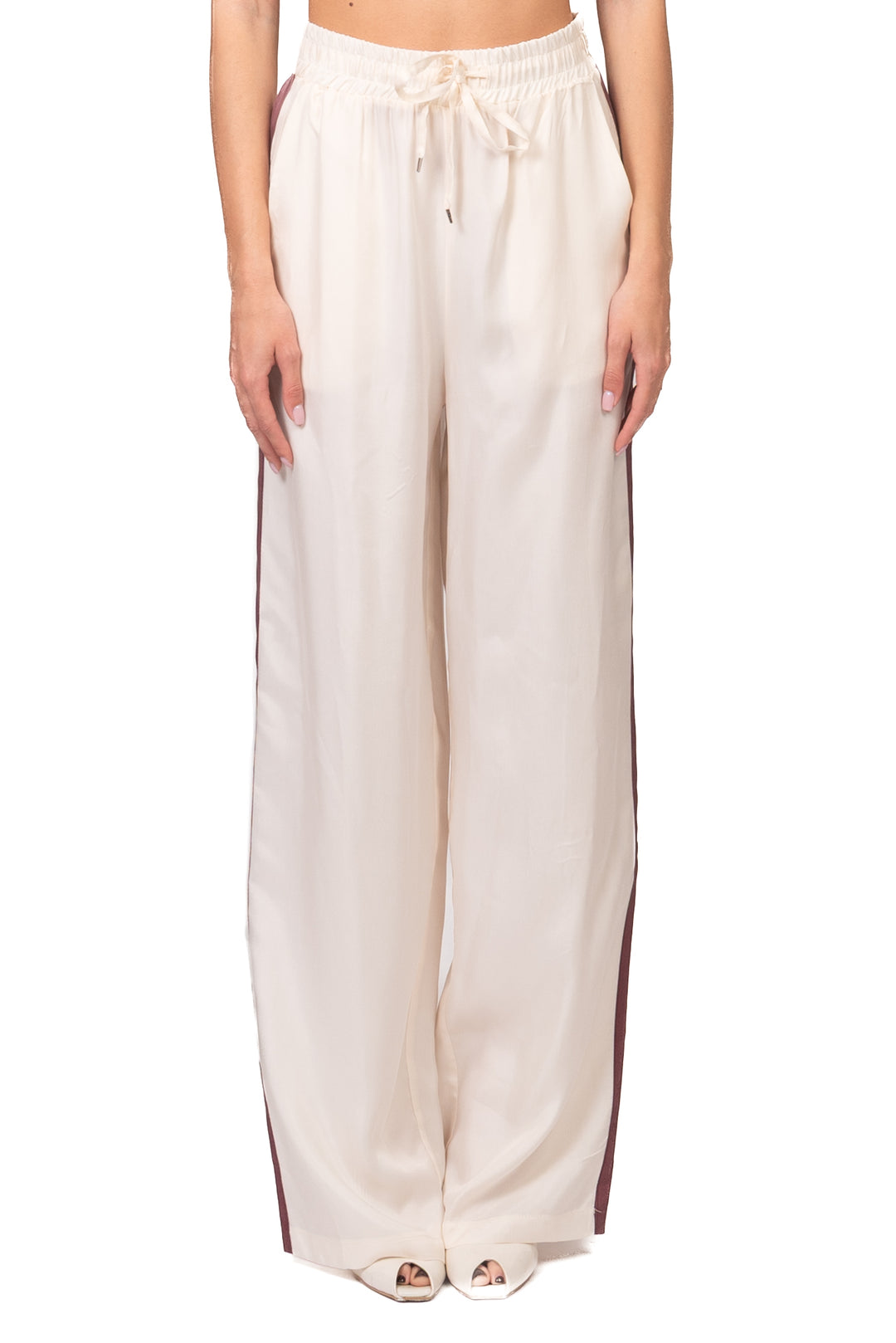 Tensione In - Pantalone cupro banda laterale Art. 26P4723