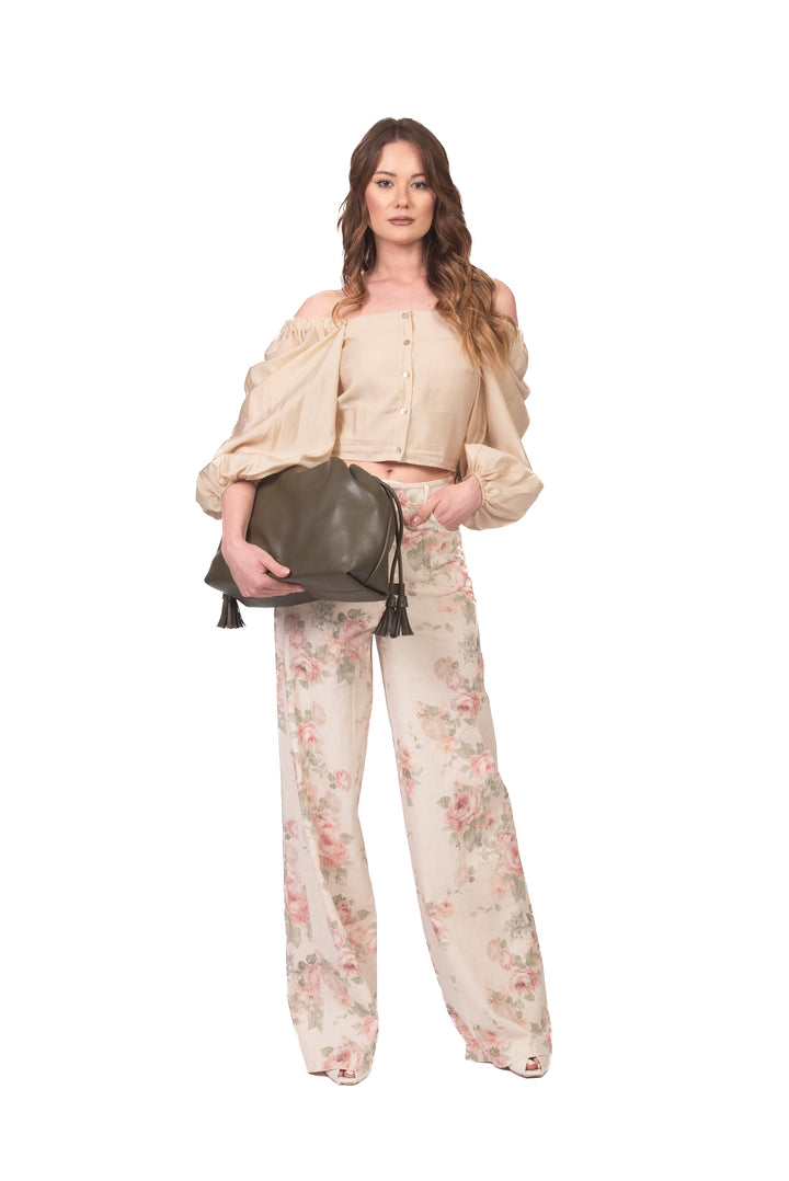 Vicolo - Blusa corpetto maniche palloncino Art. TAB1915