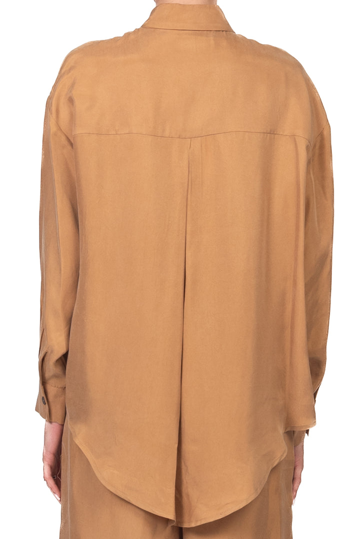 Tensione In - Camicia con taschino cupro Art. 26C4727