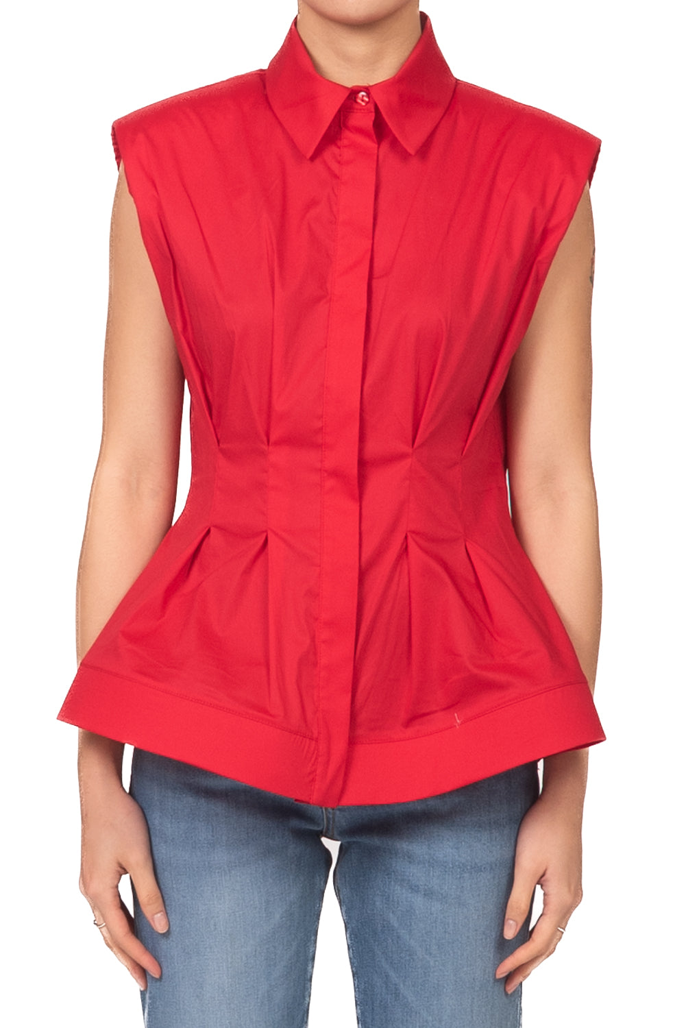 Tensione In - Camicia smanicata sfiancata Art. 26C4559