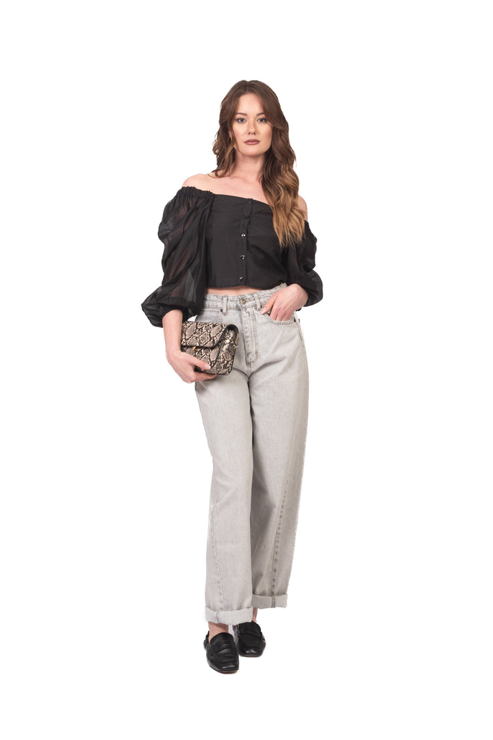 Vicolo - Blusa corpetto maniche palloncino Art. TAB1915