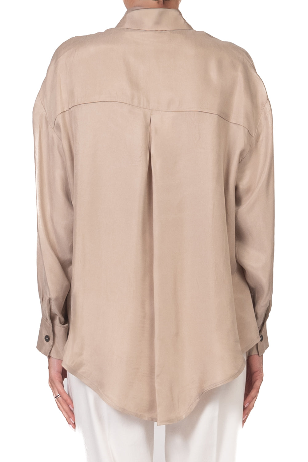 Tensione In - Camicia con taschino cupro Art. 26C4727