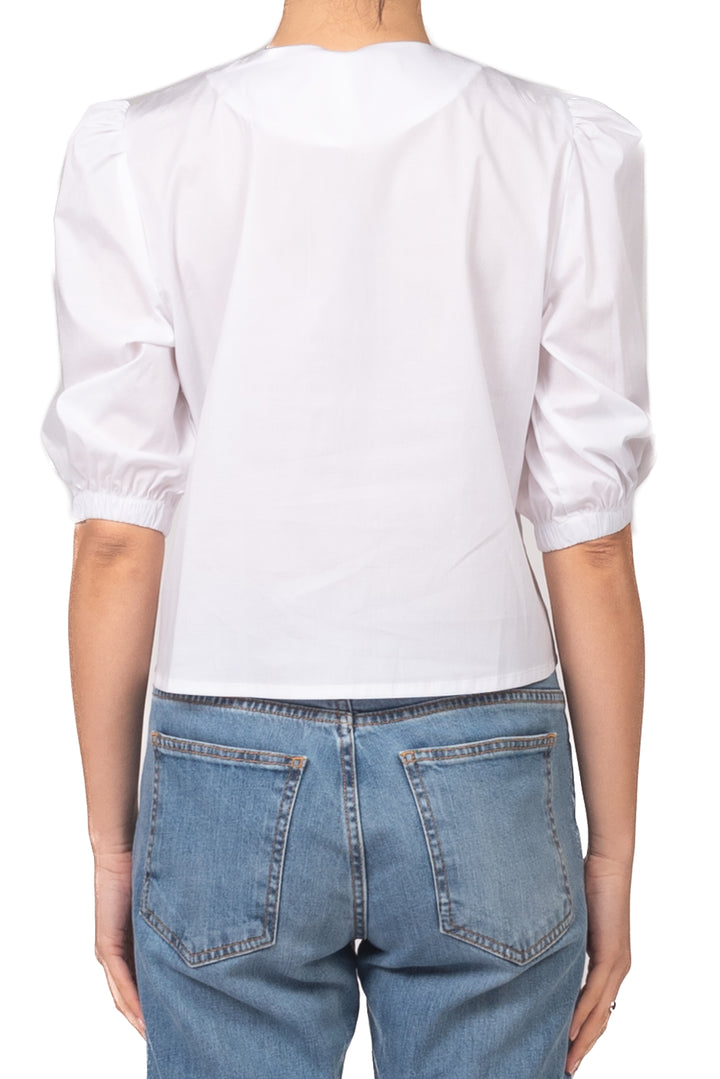 Tensione In - Camicia crop manica palloncino Art. 26C4718