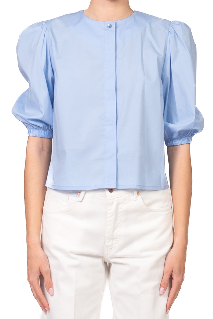 Tensione In - Camicia crop manica palloncino Art. 26C4718
