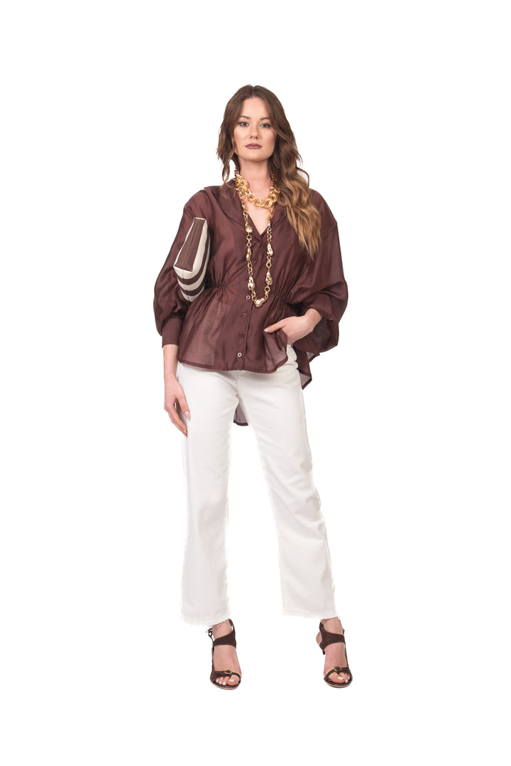 Have One - Camicia arricciata con spalline  Art. CVS-Q255