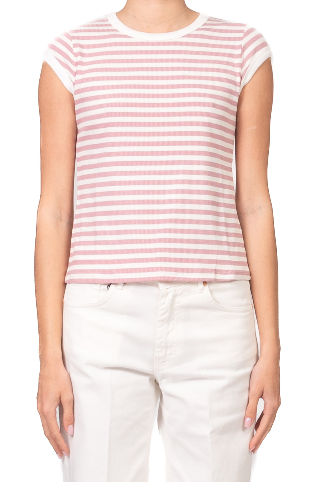 Tensione In - T-shirt a costine rigata  Art. 21011