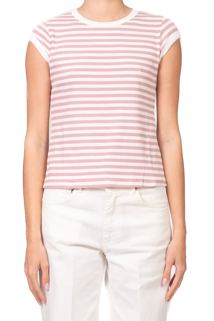 Tensione In - T-shirt a costine rigata  Art. 21011