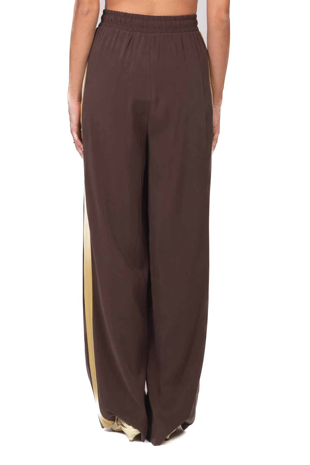 Tensione In - Pantalone cupro con banda laterale Art. 26P4584