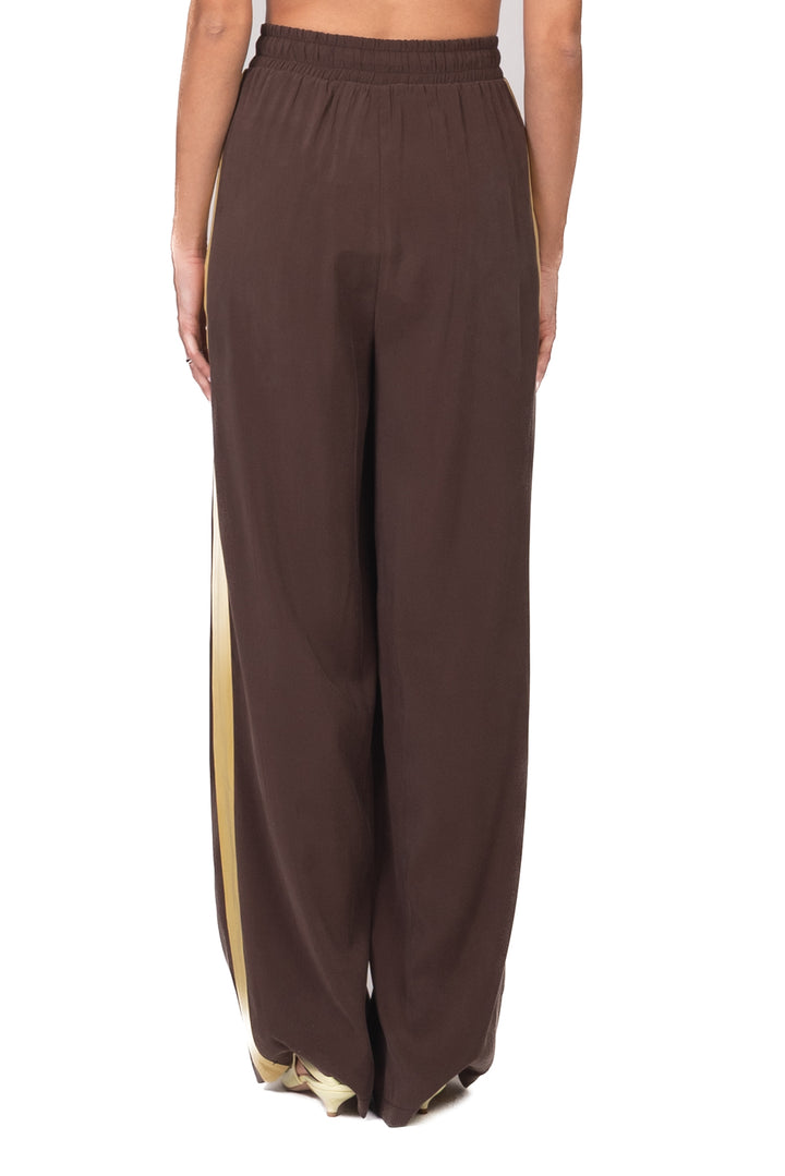 Tensione In - Pantalone cupro con banda laterale Art. 26P4584