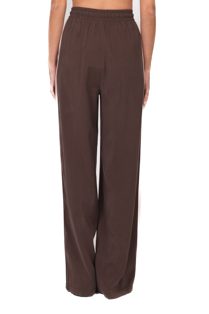 Tensione In - Pantalone cupro con banda laterale Art. 26P4584
