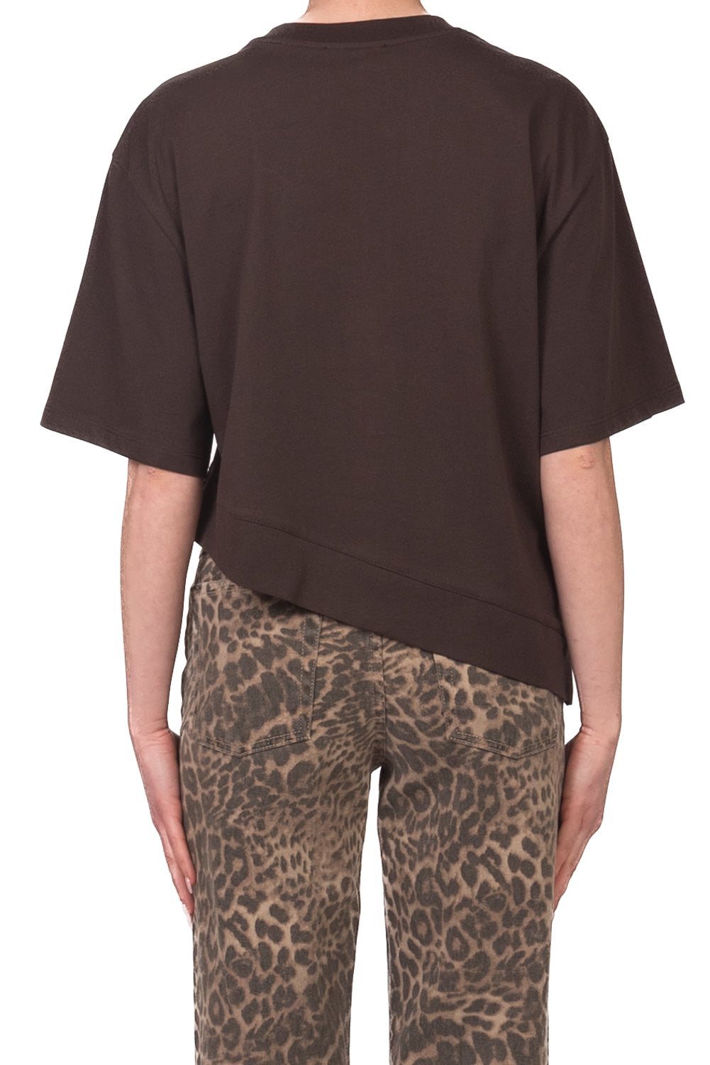 Vicolo - T-Shirt basic asimmetrica Art. UAB0281