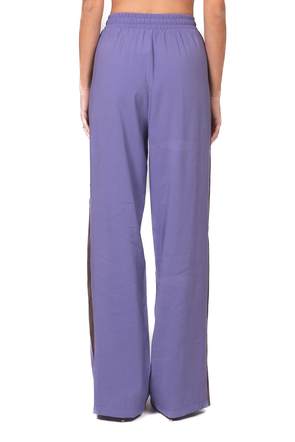 Tensione In - Pantalone cupro con banda laterale Art. 26P4584