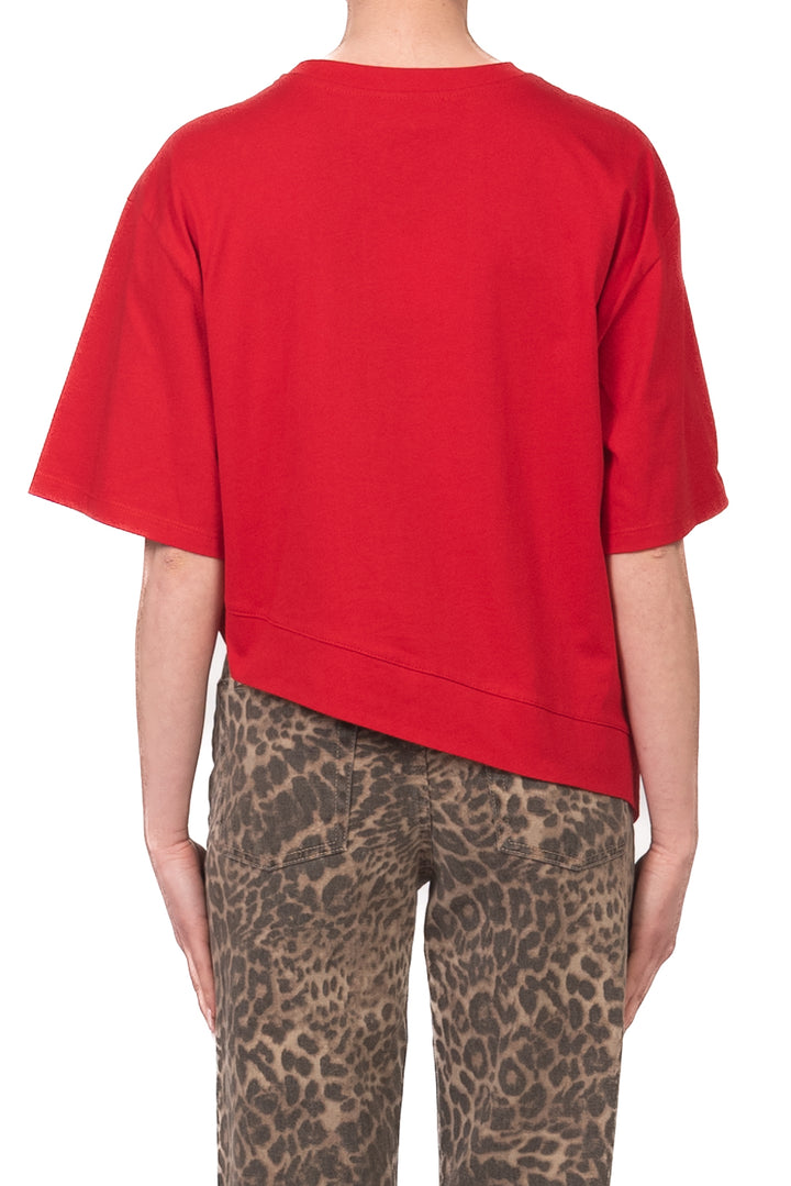 Vicolo - T-Shirt basic asimmetrica Art. UAB0281