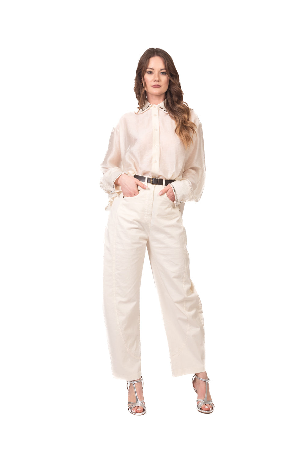Tensione In - Camicia intarsi paillettes Art. PE260161