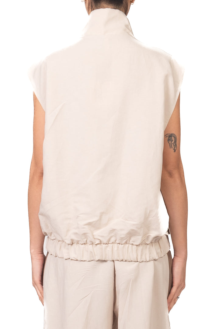 Tensione In - Bomber smanicato bicolore Art. 39111
