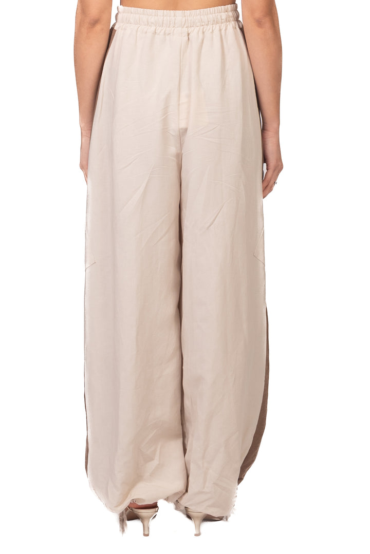 Tensione In - Pantalone cargo misto lino Art. 39112