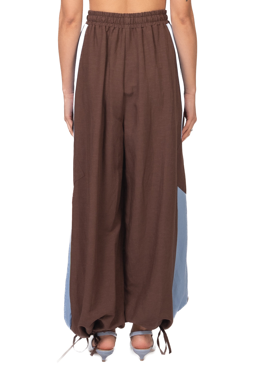 Tensione In - Pantalone cargo misto lino Art. 39112