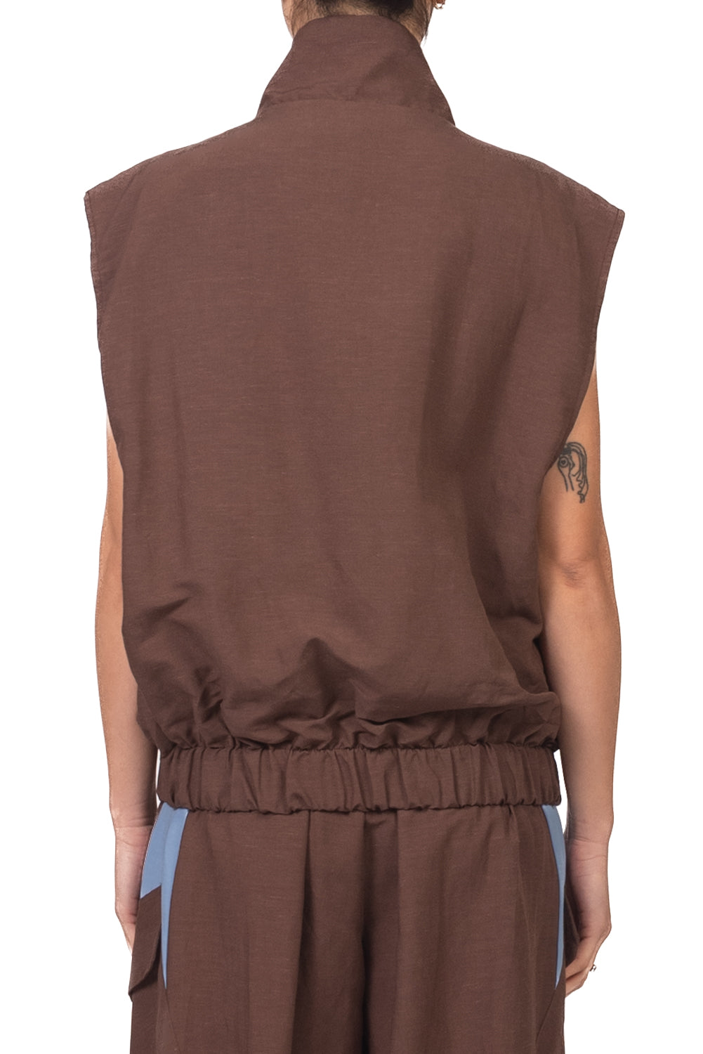 Tensione In - Bomber smanicato bicolore Art. 39111