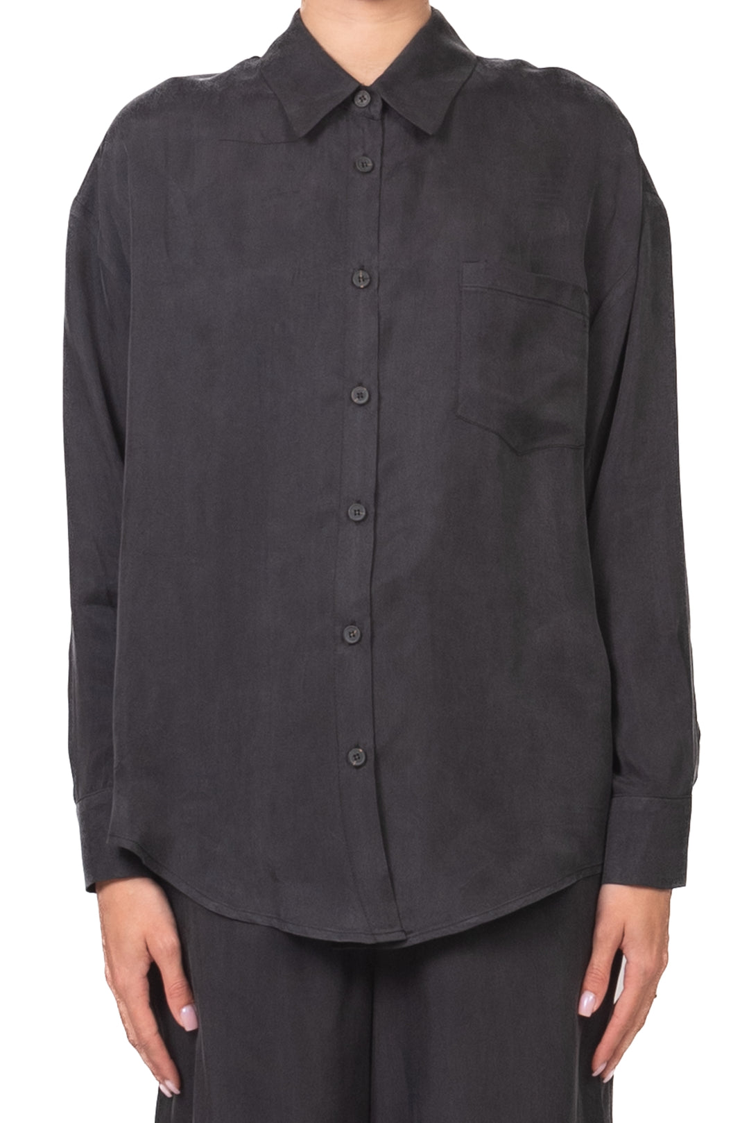 Tensione In - Camicia con taschino cupro Art. 26C4727