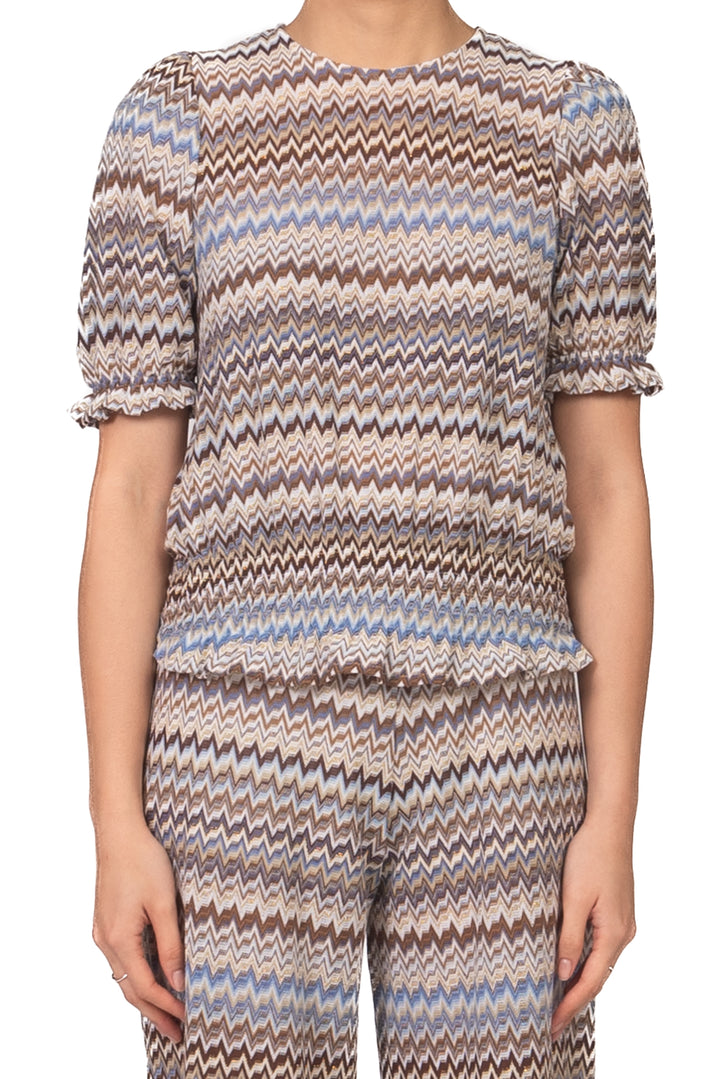 Tensione In - Blusa stampa geometrica Art. S26MC25