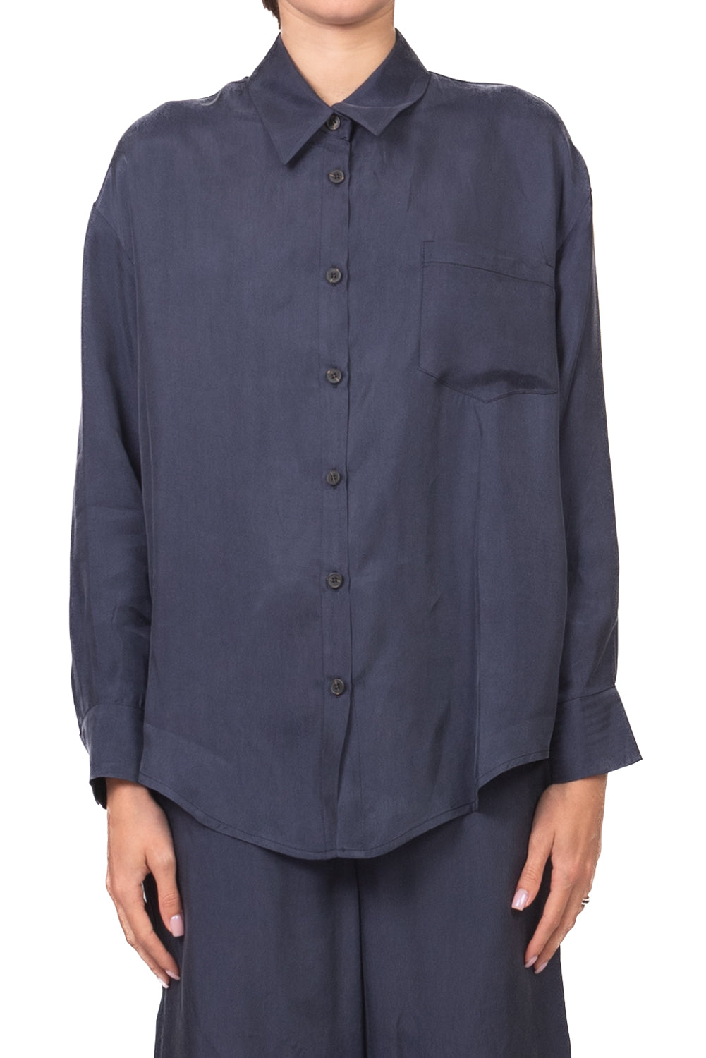 Tensione In - Camicia con taschino cupro Art. 26C4727