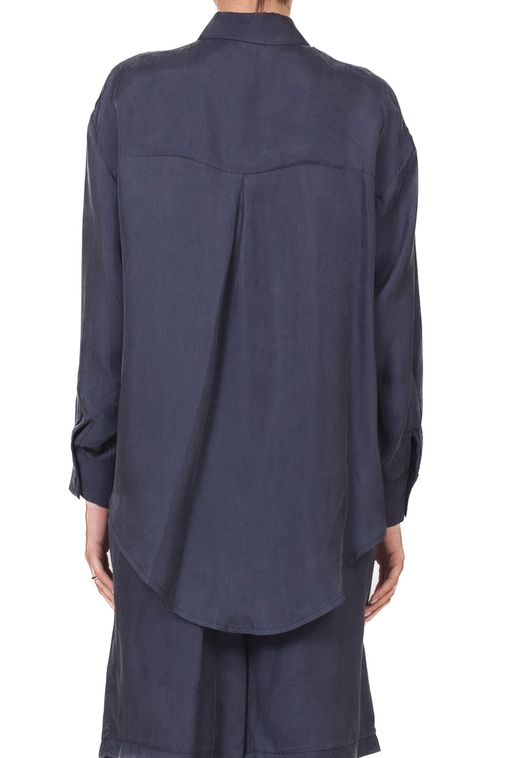 Tensione In - Camicia con taschino cupro Art. 26C4727