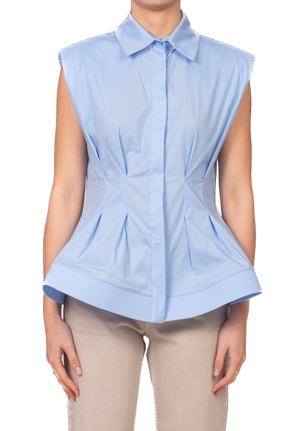 Tensione In - Camicia smanicata sfiancata Art. 26C4559