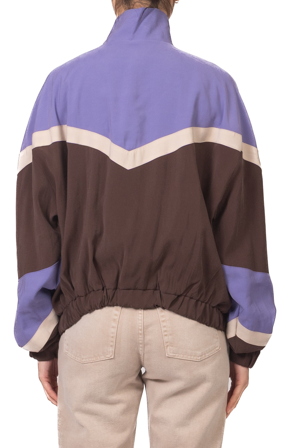Tensione In - Bomber multicolor seta lavata Art. 26B4568