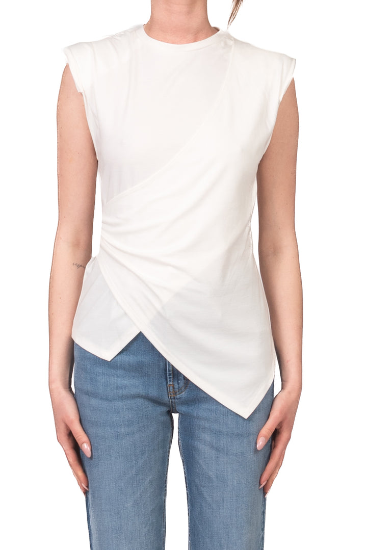 Imperial - T-shirt smanicata con incrocio Art. TAA4LLF