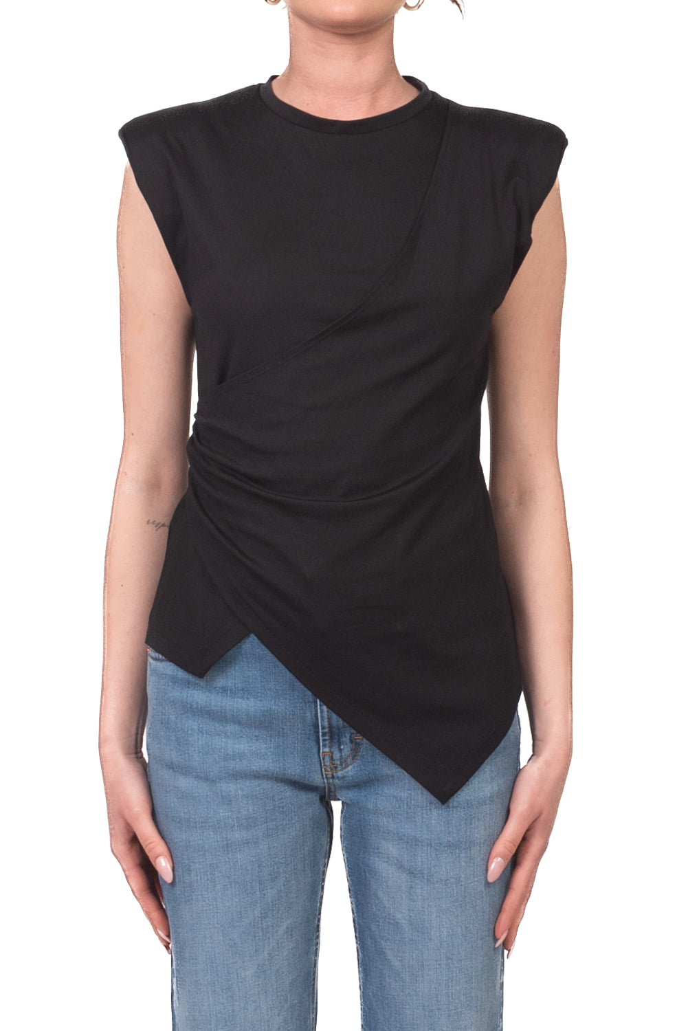 Imperial - T-shirt smanicata con incrocio Art. TAA4LLF