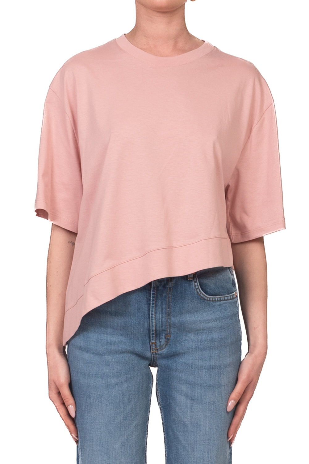Vicolo - T-Shirt basic asimmetrica Art. UAB0281