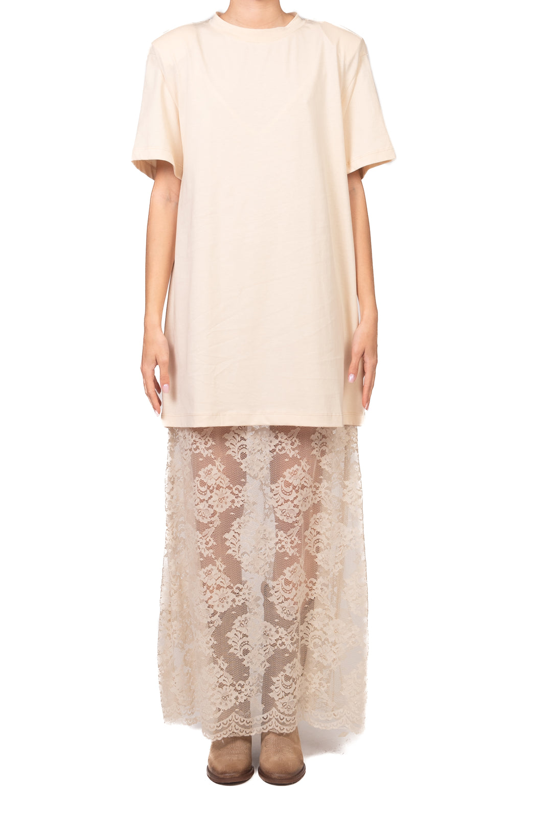 Have One - Abito in pizzo con t-shirt Art. AVS-Q082