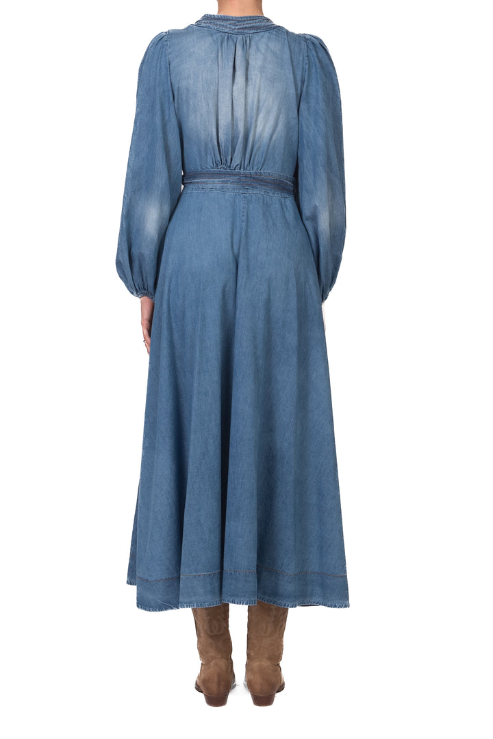 Tensione In - Abito portafoglio chambray Art. LT1249