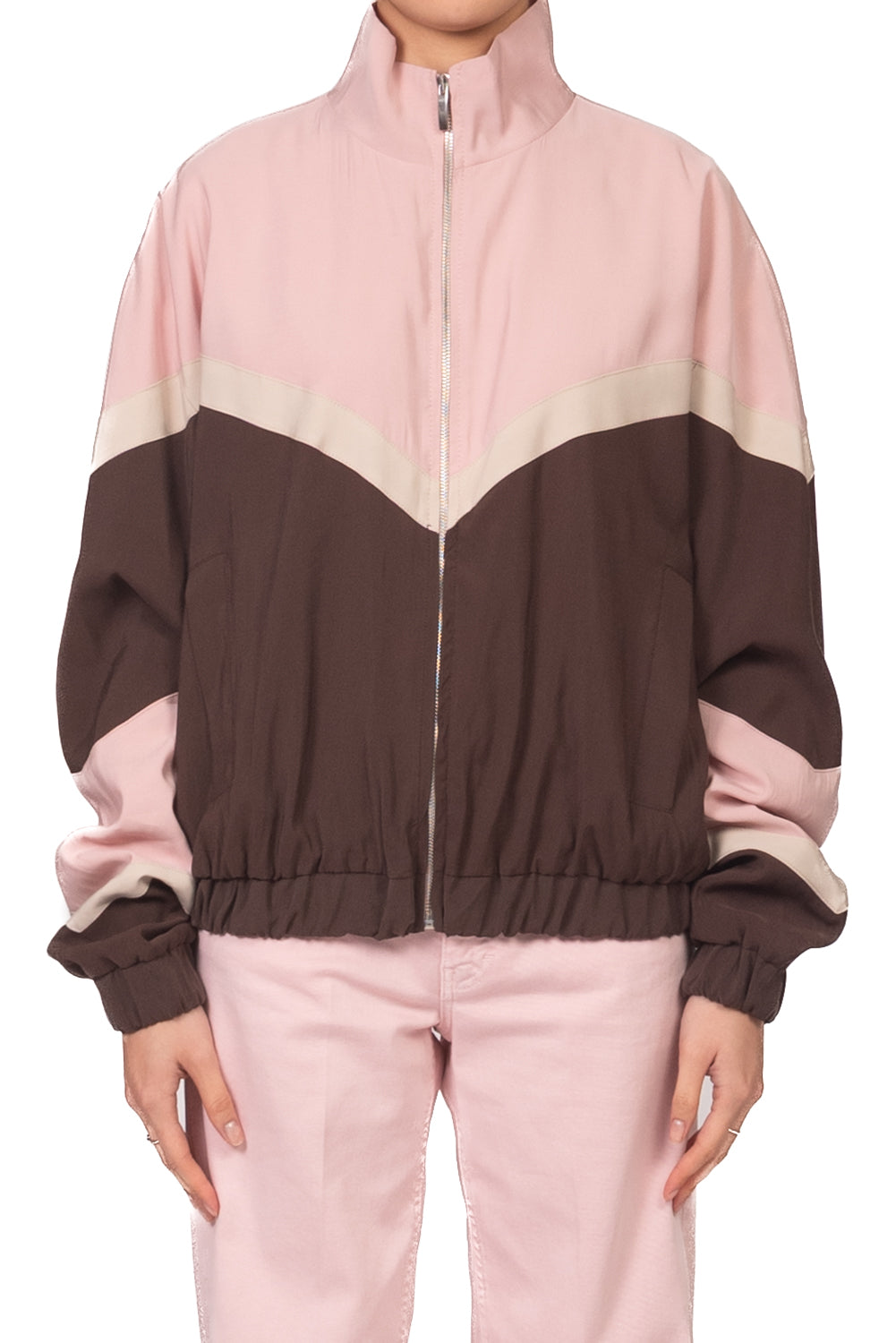 Tensione In - Bomber multicolor seta lavata Art. 26B4568