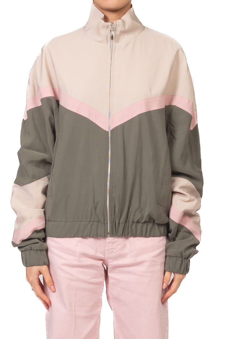 Tensione In - Bomber multicolor seta lavata Art. 26B4568