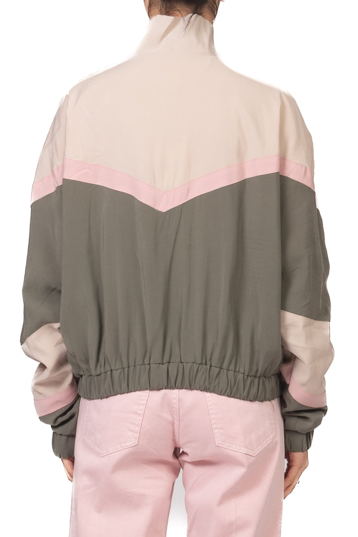 Tensione In - Bomber multicolor seta lavata Art. 26B4568