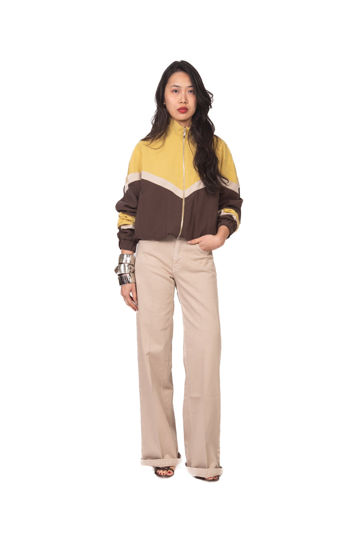 Tensione In - Bomber multicolor seta lavata Art. 26B4568