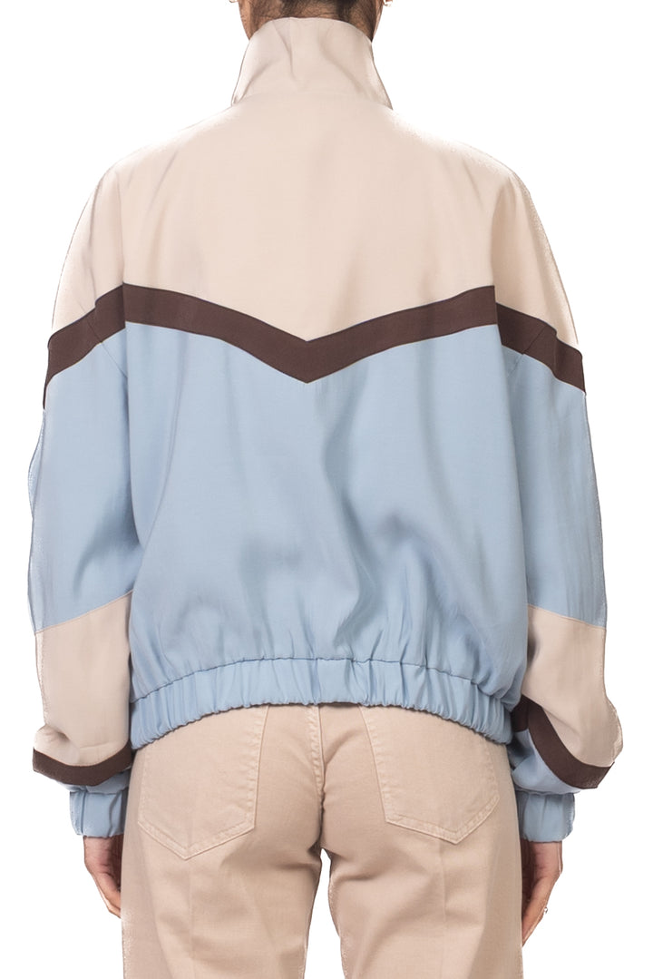 Tensione In - Bomber multicolor seta lavata Art. 26B4568