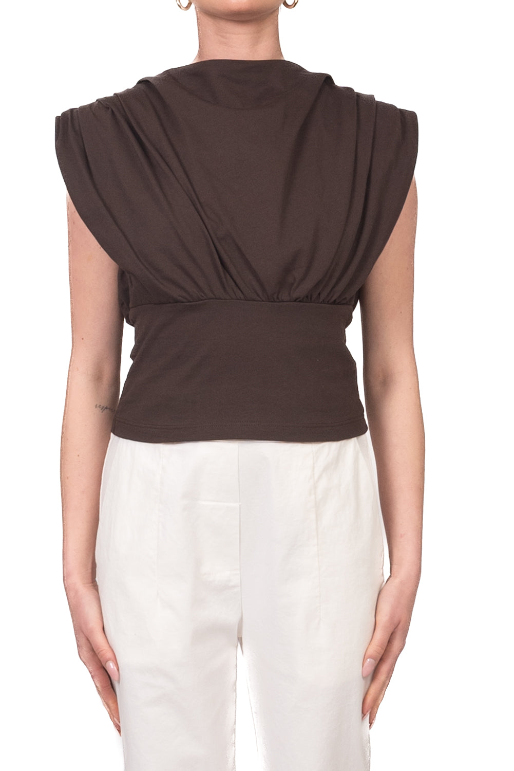 Tensione In - T-shirt arricciata Art. PE260172